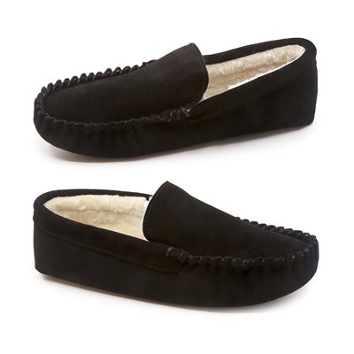 E&A MEN SUEDE MOCCASIN SLIPPERS