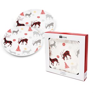 BB HOLIDAY PLATE SET / 2 IN A GIFT BOX